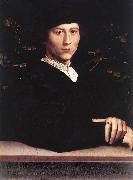 HOLBEIN, Hans the Younger Portrait of Derich Born af Spain oil painting artist